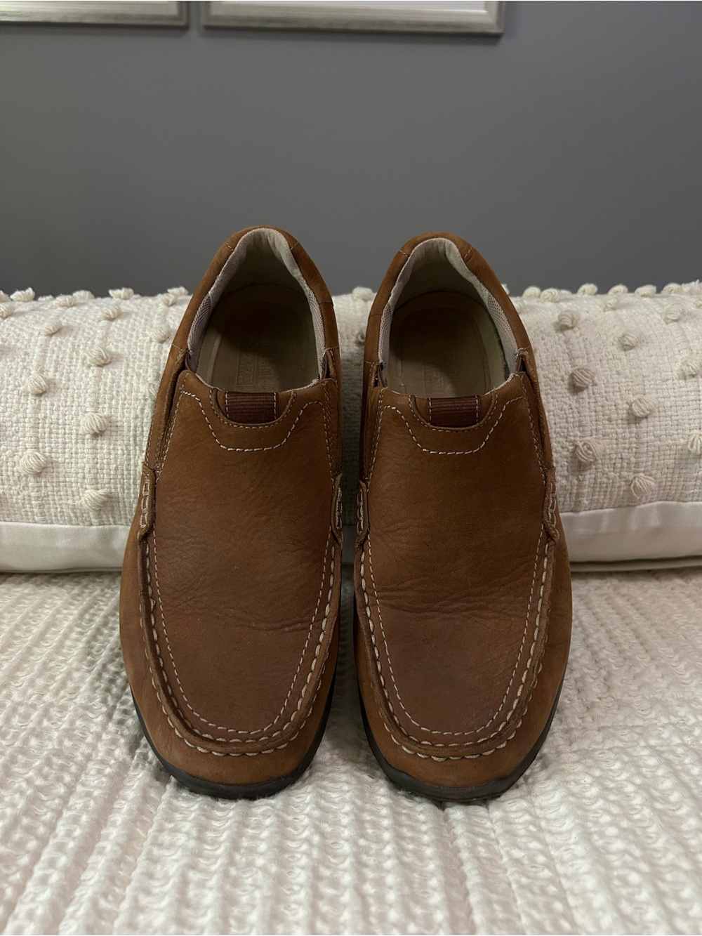 Timberland Smart Comfort Men's Brown Leather Slip-On Loafers